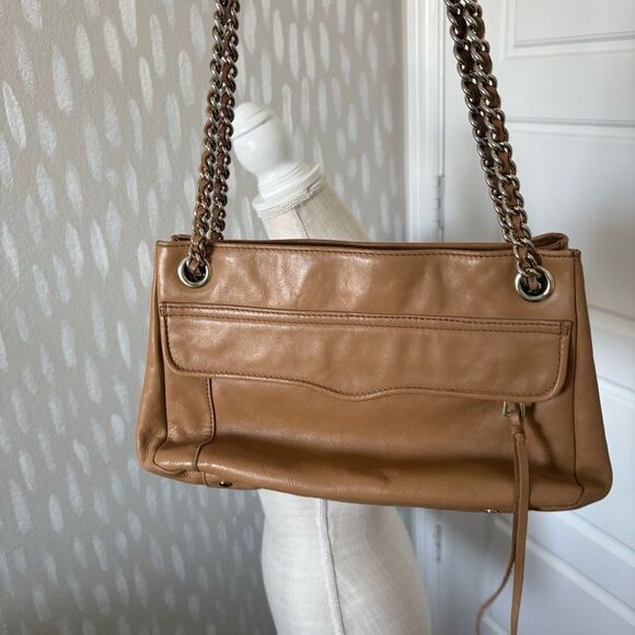 Rebecca Minkoff Tan Leather Shoulder Bag - Picture 9 of 10